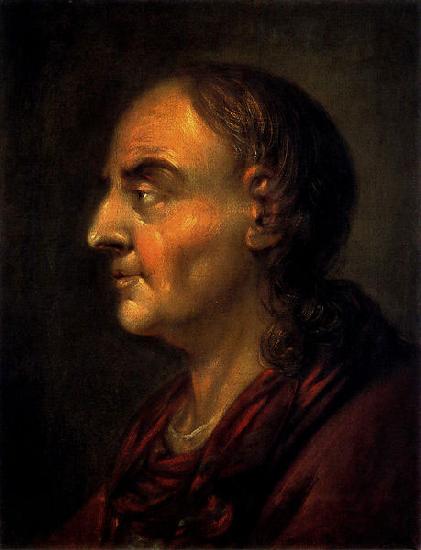Bernhard Rode Self-portrait France oil painting art